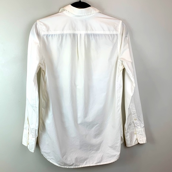 J. Crew Chevron Beaded Popover In White - Picture 4 of 7